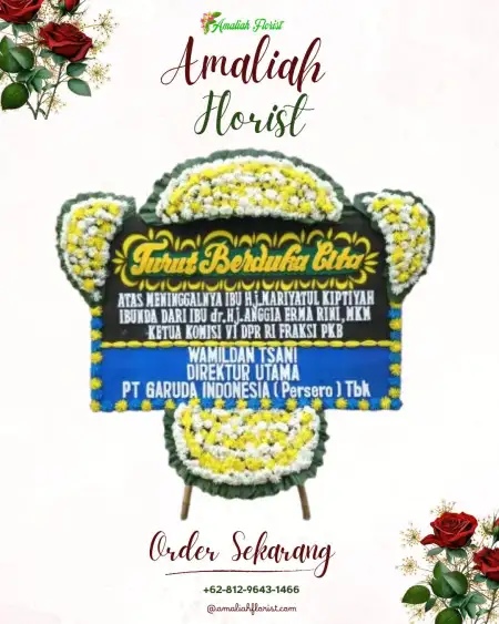 Papan Bunga Duka Wonoasih